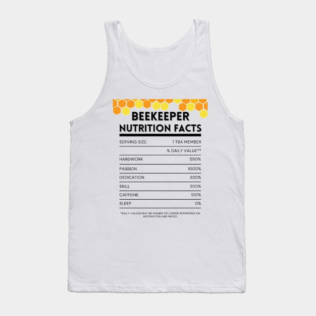 Beekeeper Nutrition Tank Top by Tidewater Beekeepers